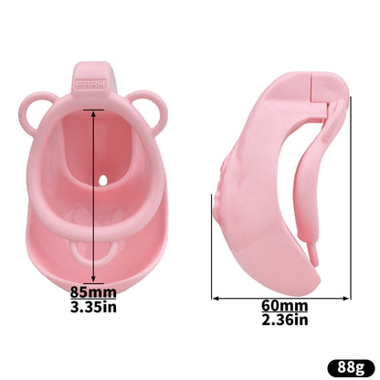 Pussy Chastity Cage With Wearable Butt Plug Chastitycage.cc
