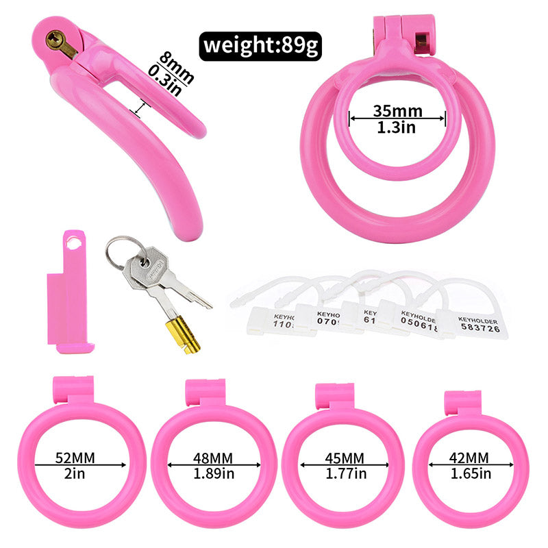 Resin Locking Cock Cage Chastitycage.cc