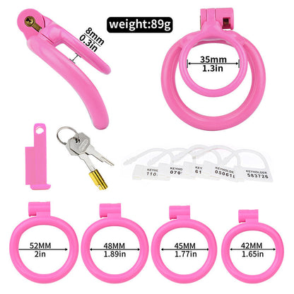 Resin Locking Cock Cage Chastitycage.cc