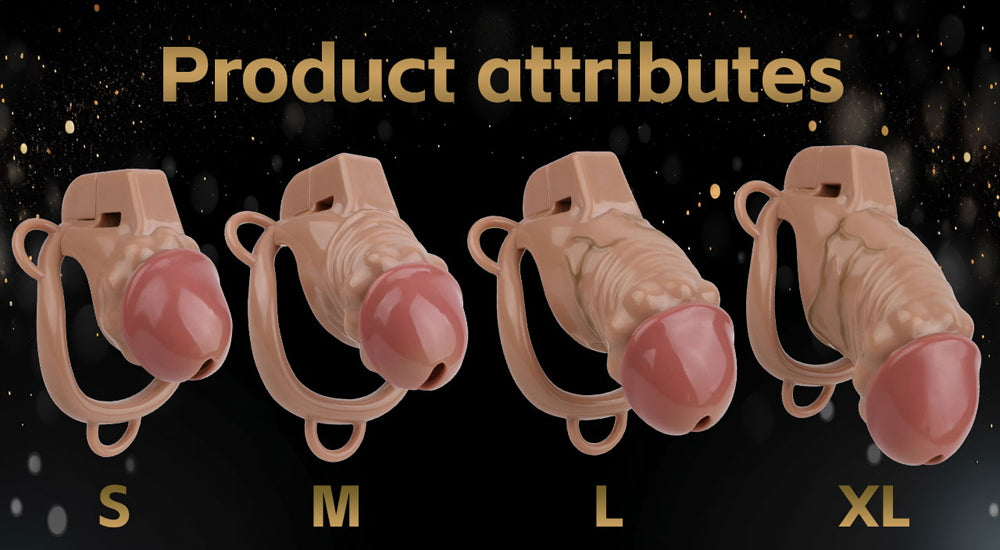 ABS Resin Simulation Penis Chastity Lock Chastitycage.cc