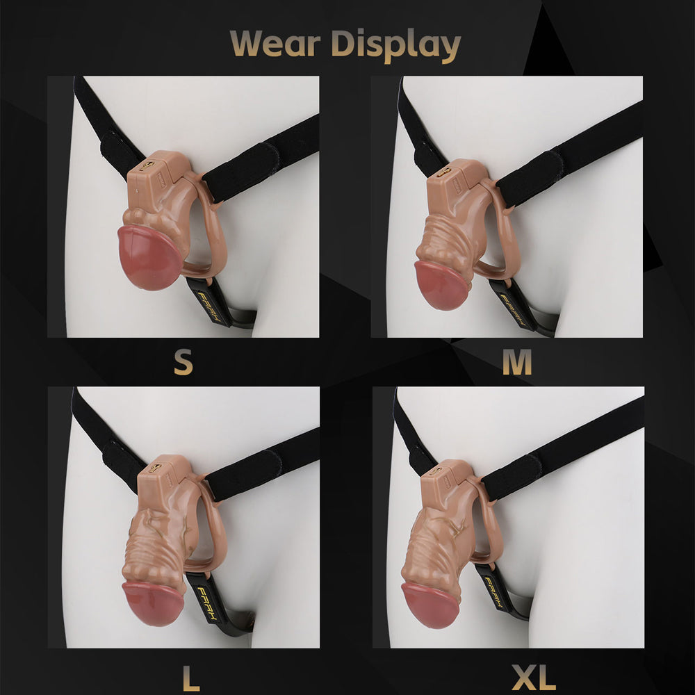 ABS Resin Simulation Penis Chastity Lock Chastitycage.cc
