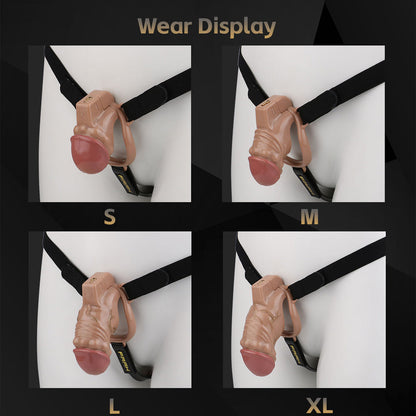 ABS Resin Simulation Penis Chastity Lock Chastitycage.cc
