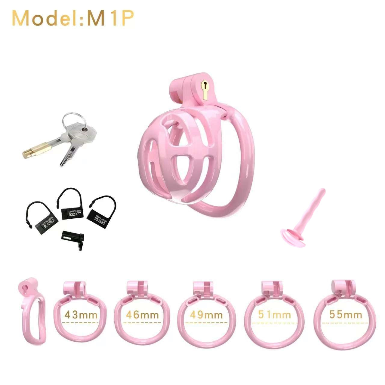 Small Chastity Cage 5 with Catheter Colors to choose Chastitycage.cc