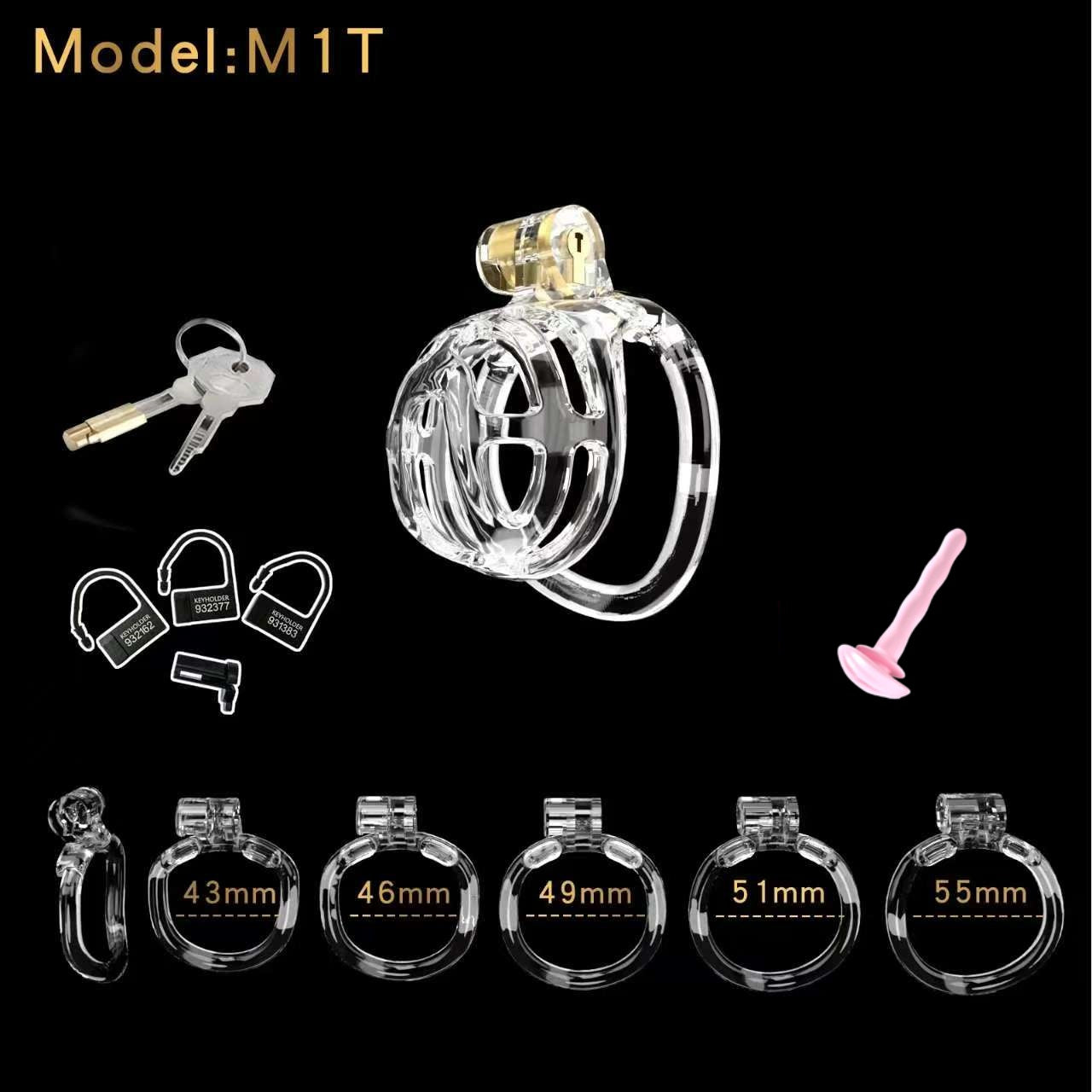 Small Chastity Cage 5 with Catheter Colors to choose Chastitycage.cc