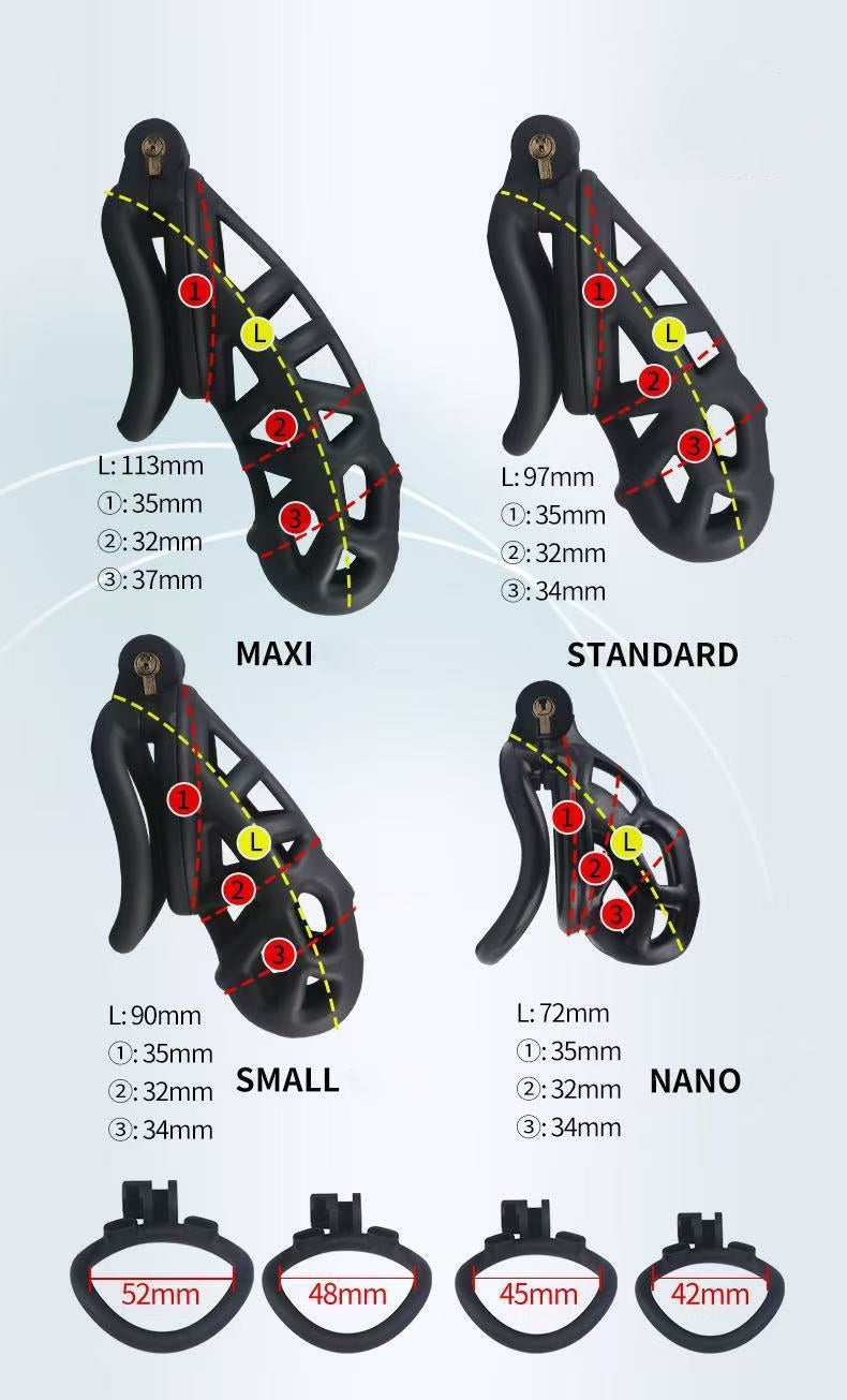 BDSM  Cobra Chastity Cage