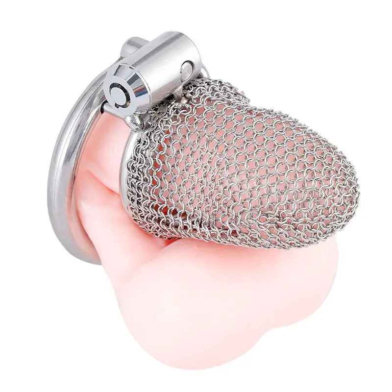 BDSM Metal Mesh Chastity Cage ChastityCageInt