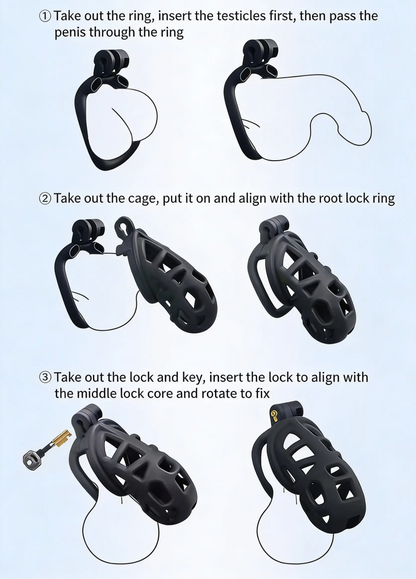 BDSM  Cobra Chastity Cage ChastityCageInt