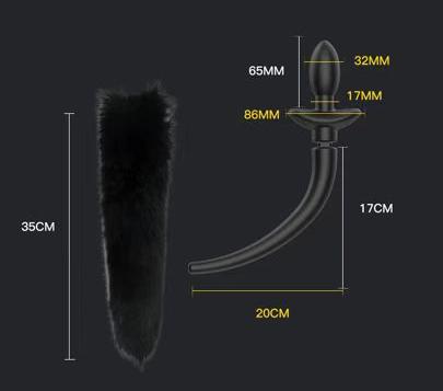 Shake Tail Shock Butt Plug App Controlled Remotely Chastitycage.cc