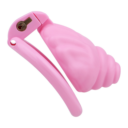 Shell Shaped Sissy Chastity Cage Chastitycage.cc