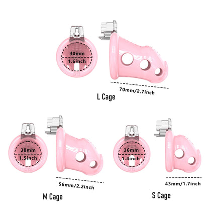 Silicone Chastity Cage With Remote Control Anal Plug Chastitycage.cc
