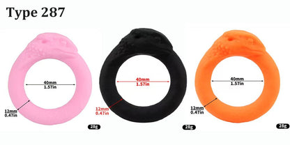 Silicone Lock Ring Delay Ejaculation Chastitycage.cc