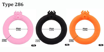 Silicone Lock Ring Delay Ejaculation Chastitycage.cc