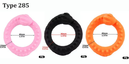 Silicone Lock Ring Delay Ejaculation Chastitycage.cc