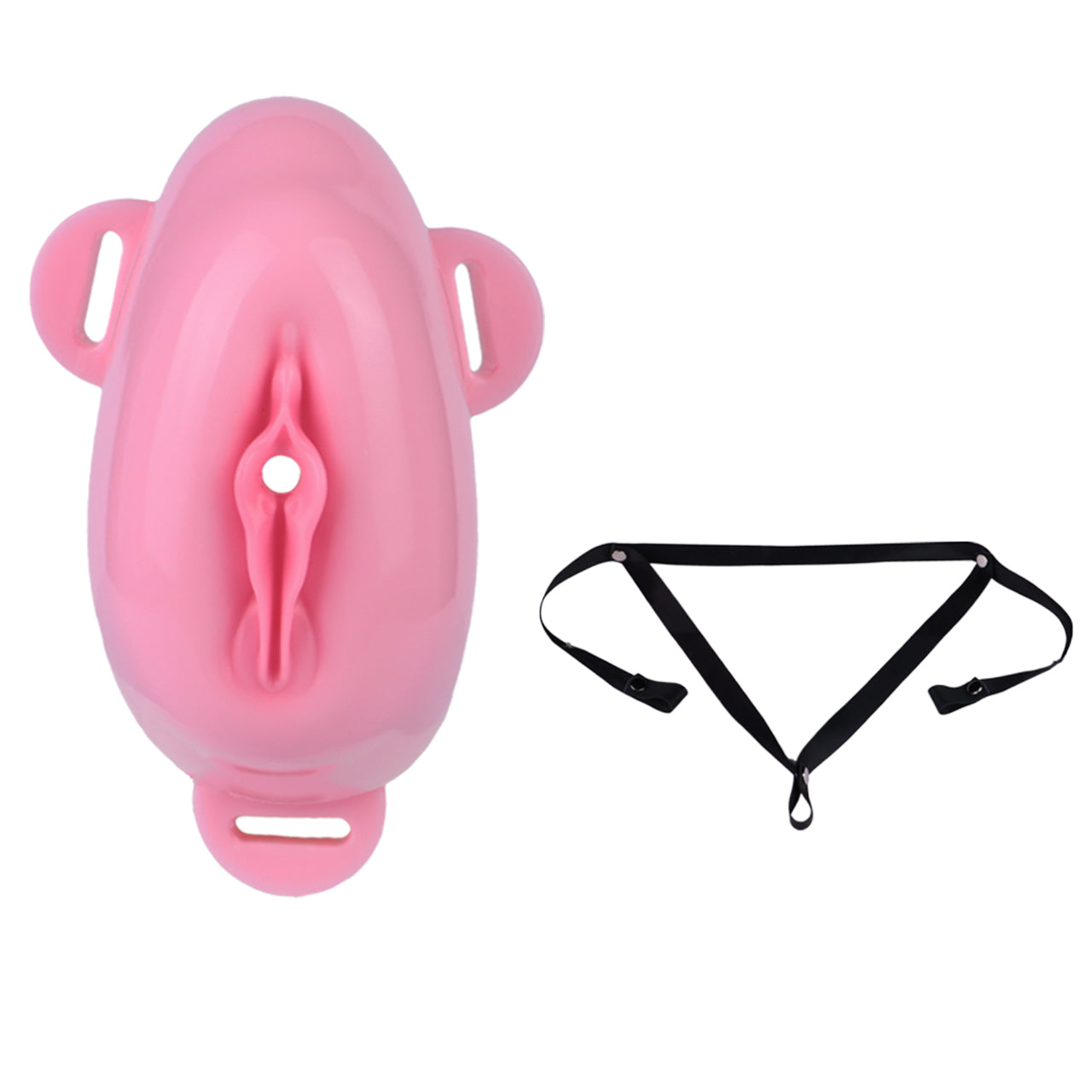 Sissy Silicone Chastity Cage with Belt Chastitycage.cc