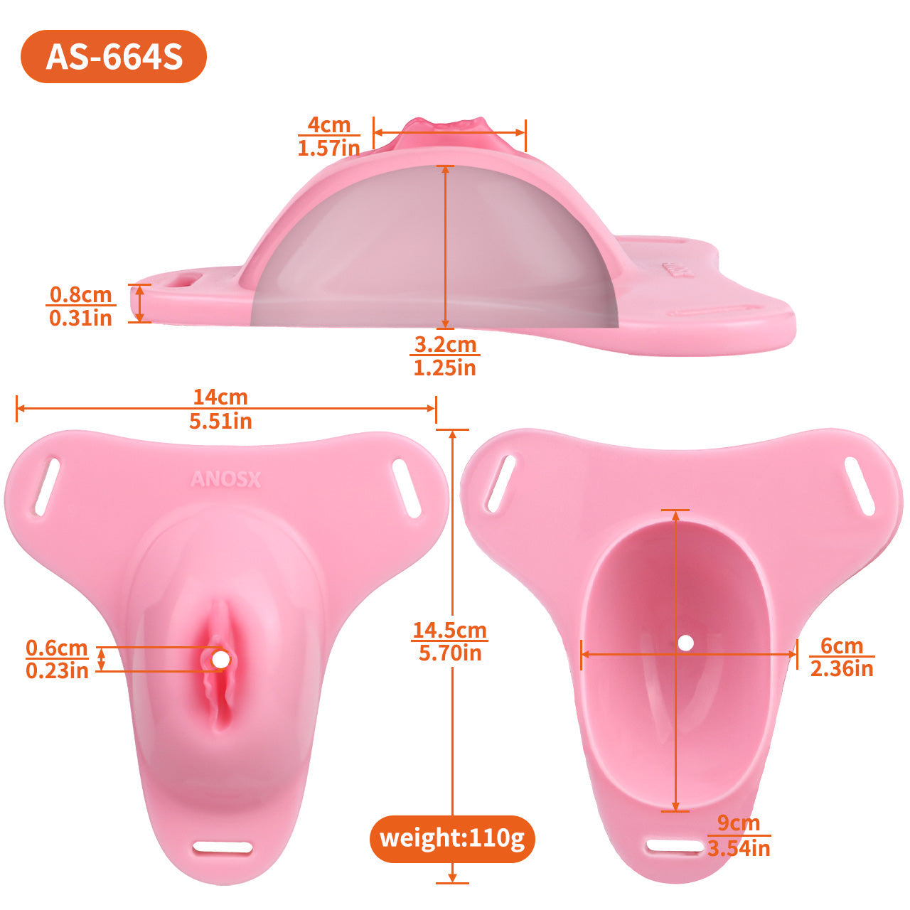 Sissy Silicone Chastity Cage with Belt Chastitycage.cc