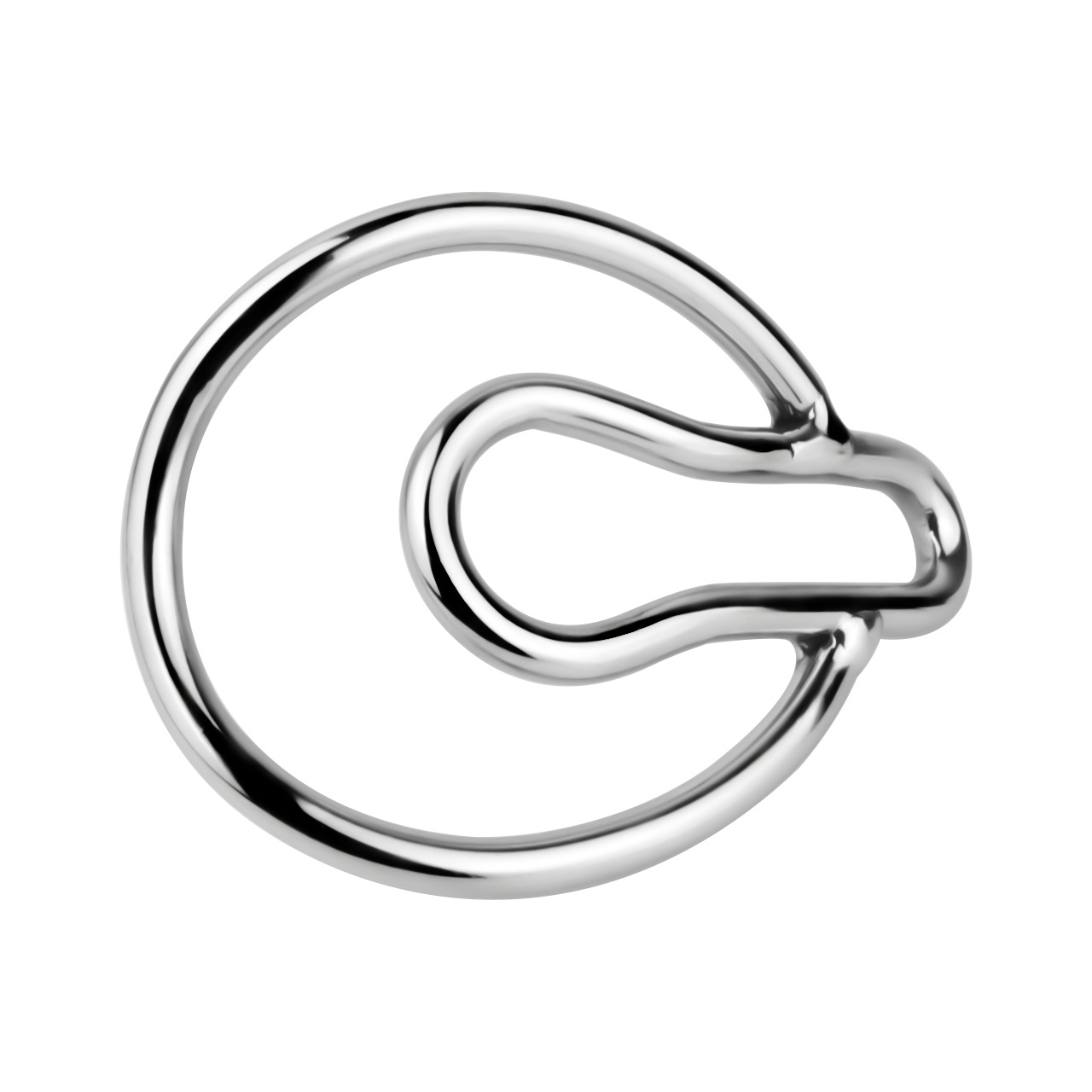 NEW Metal Sissy Clip flatchastity