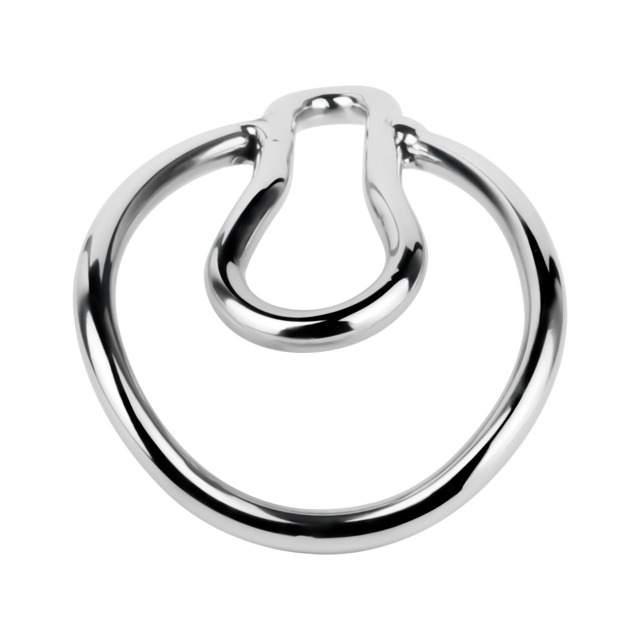 NEW Metal Sissy Clip flatchastity
