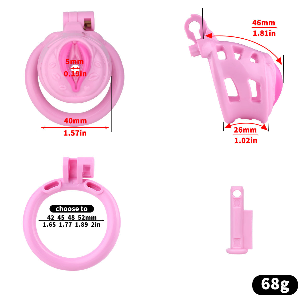 Sissy Pussy Chastity Cage Chastitycage.cc