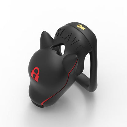 Slave Dog Head Chastity Cage - Invisible Version Chastitycage.cc