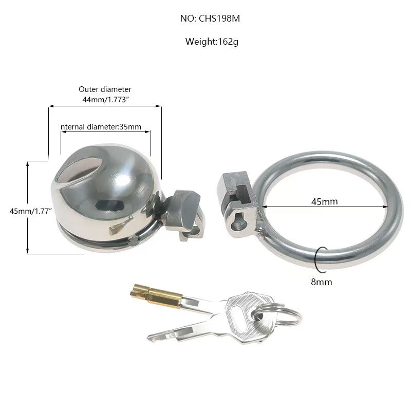 Small Chastity Cage Steel Easy To Pee Chastitycage.cc