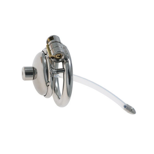 Small Chastity Cage With Catheter Chastitycage.cc