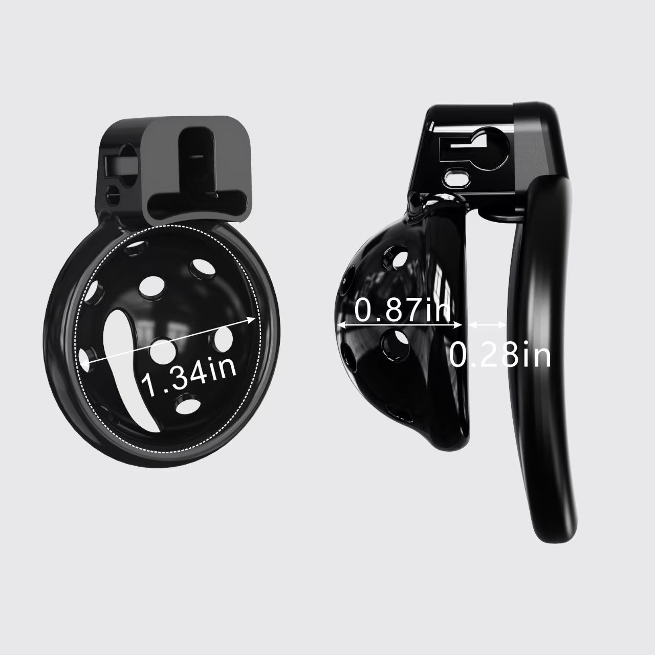 Small Chastity Cage With Silicone Spikes Chastitycage.cc