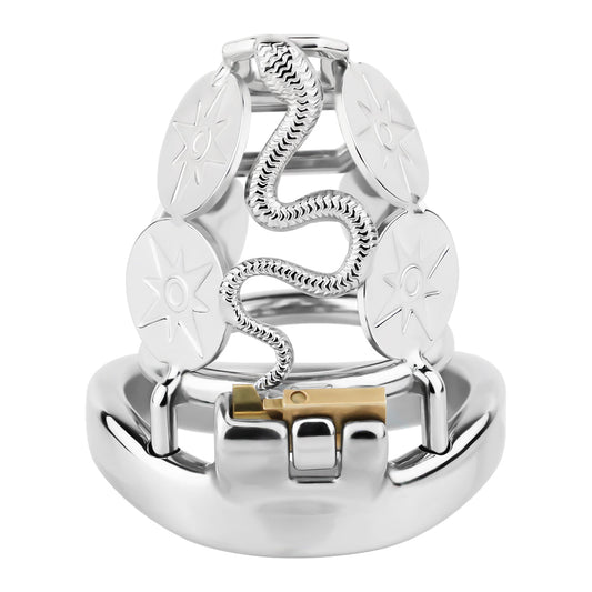Snake Premium Metal Chastity Cage Chastitycage.cc
