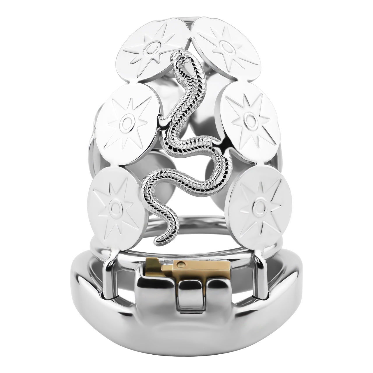 Snake Premium Metal Chastity Cage Chastitycage.cc