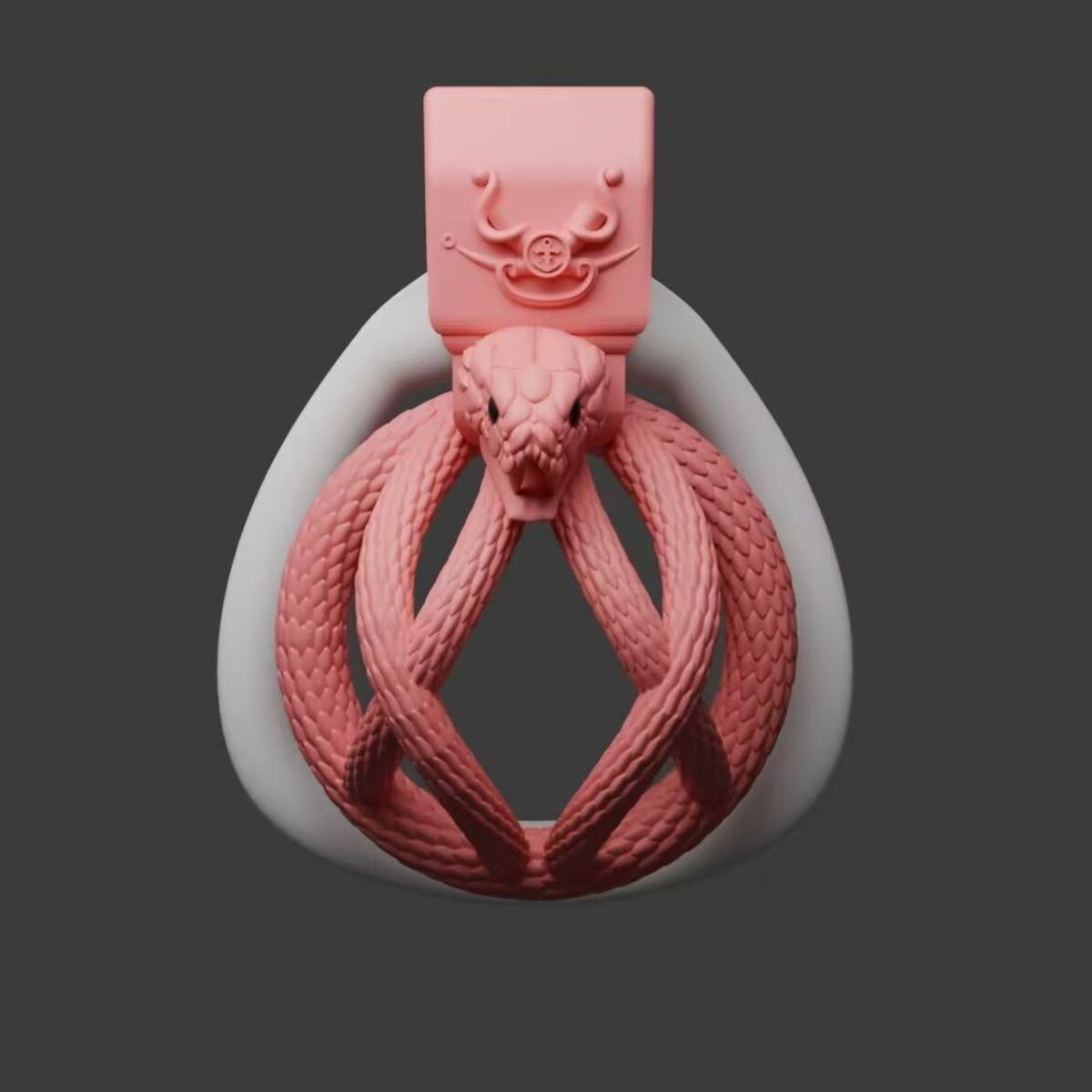 Snakes Entwined Chastity Cage Chastitycage.cc