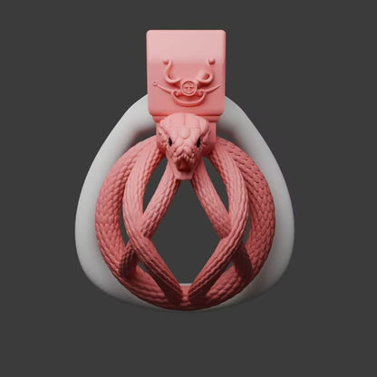 Snakes Entwined Chastity Cage Chastitycage.cc