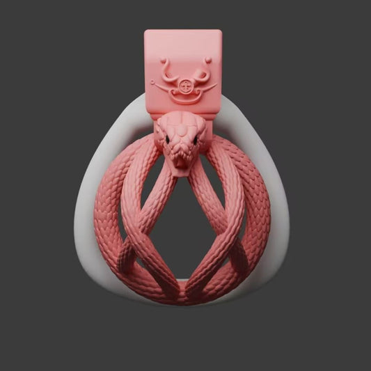 Snakes Entwined Chastity Cage Chastitycage.cc