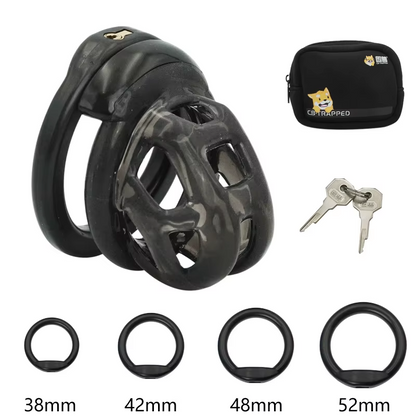 Soft Rubber Cobra Chastity Discreet Chastitycage.cc