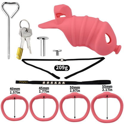 Soft Chastity Cage Silicone Chastitycage.cc
