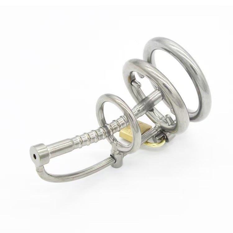 Stainless Steel Catheter Urethral Sounding Cock Cage Chastitycage.cc