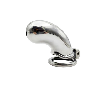 Stainless Steel Long Cylindrical Chastity Device Chastitycage.cc