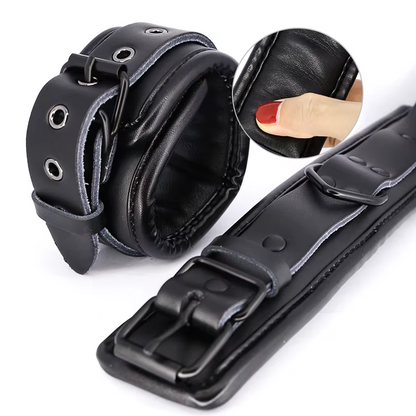 Stainless Steels Humbler with Detachable Ankle Cuffs Chastitycage.cc