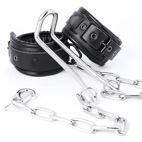 Stainless Steels Humbler with Detachable Ankle Cuffs Chastitycage.cc