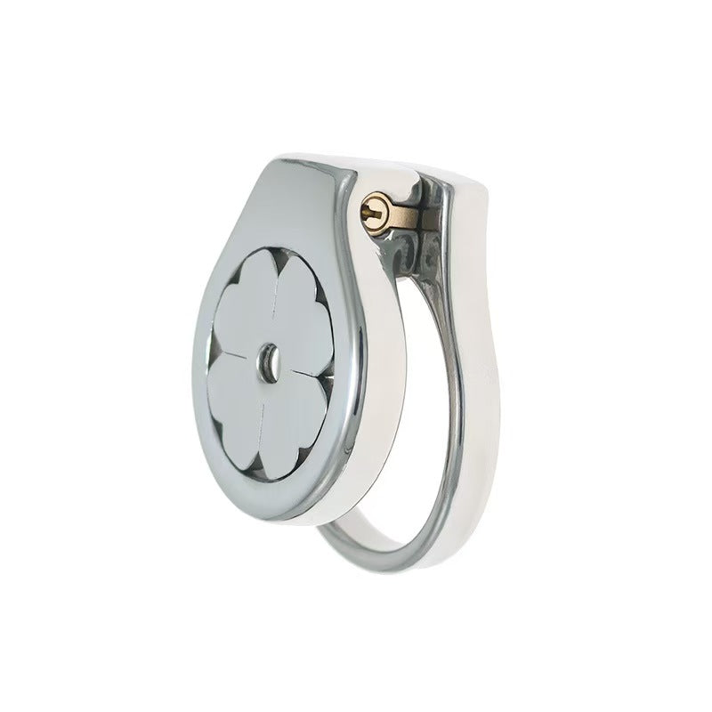 Stainless Thickened Petal Flat Chastity Cage Chastitycage.cc