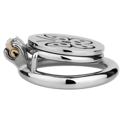 Steel Butterfly Flat Chastity Lock Chastitycage.cc