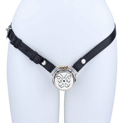 Steel Butterfly Flat Chastity Lock Chastitycage.cc
