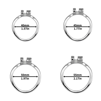 Steel Butterfly Flat Chastity Lock Chastitycage.cc