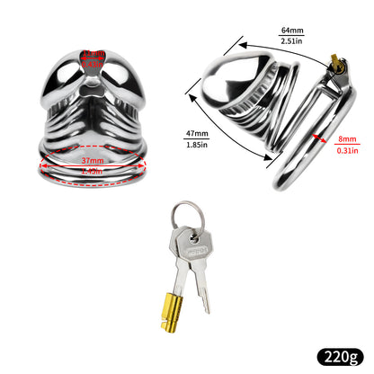 Steel Chastity Cage Chastitycage.cc