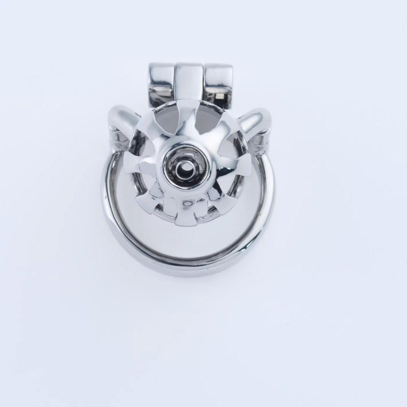 Steel Custom Chastity Cage With PA T10 Chastitycage.cc