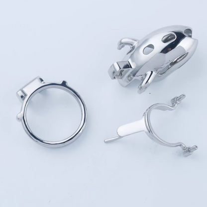 Steel Custom Chastity Cage With PA T12 Chastitycage.cc
