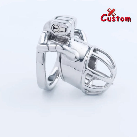 Stainless Steel Custom Chastity Cage With PA T15 Chastitycage.cc