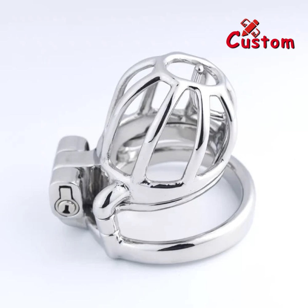Steel Custom Chastity Cage With PA T14 Chastitycage.cc