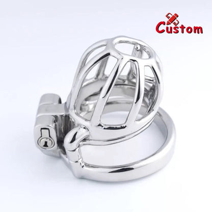 Steel Custom Chastity Cage With PA T14 Chastitycage.cc