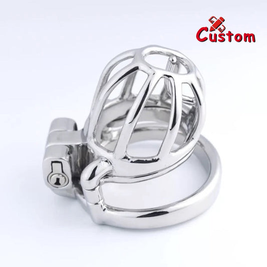 Steel Custom Chastity Cage With PA T14 Chastitycage.cc