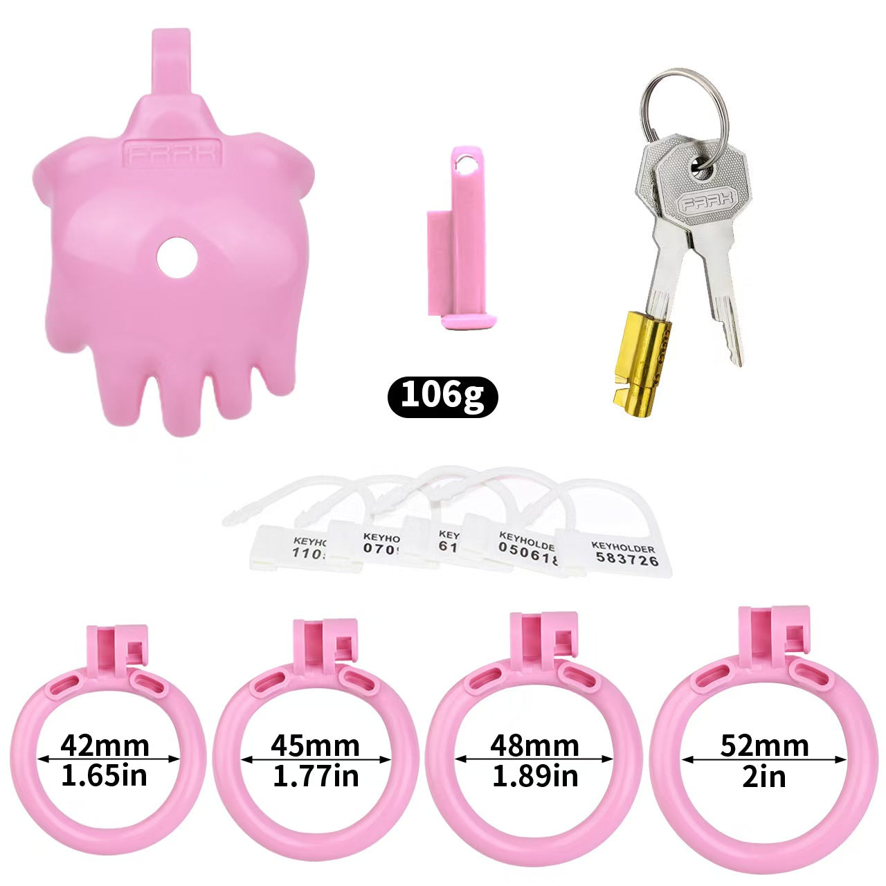 Palm Shaped Cute Chastity Cage Chastitycage.cc