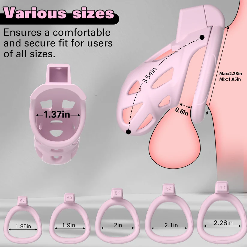 Ultimate Control with Invisible Lock Chastitycage.cc
